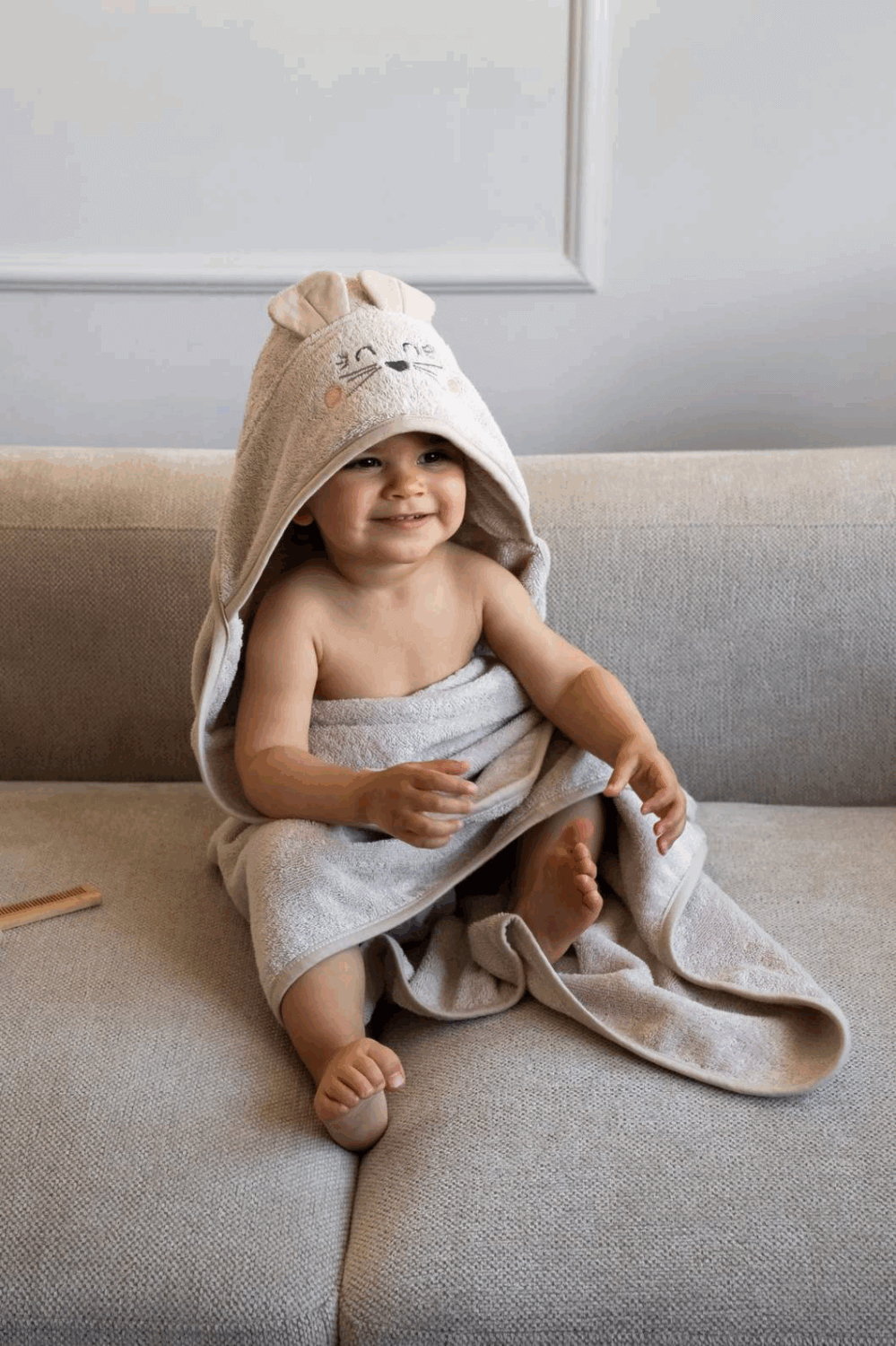 Βαμβακερή πετσέτα μπάνιου Mouse 70x125cm